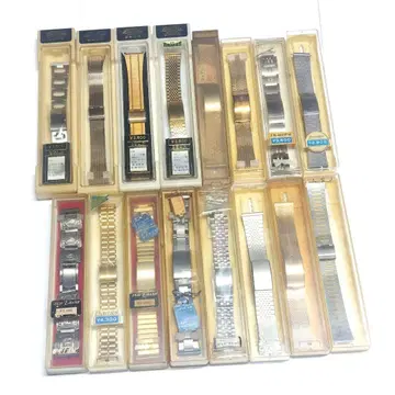 미사용 손목시계용 남성용 메탈 벨트 16개 덤 포함