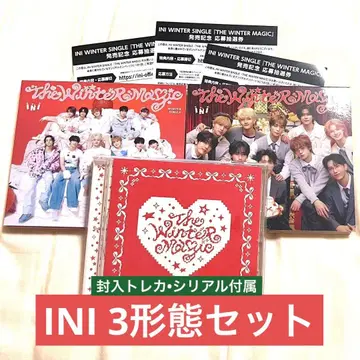 INI 8th 싱글 THE WINTER MAGIC 3 형태 세트