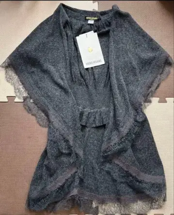 미사용 새상품 40 히로코코시노 니트 민소매 가디건