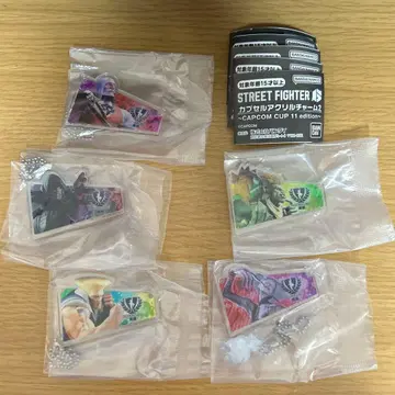 익명 배송 5종 스트리트 파이터 캡슐 아크릴 참 2