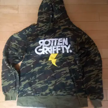 ROTTEN GRIFFY 카모플라쥬 후드티 KYOTO 610
