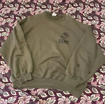 90s USMC 맨투맨 L 상태 좋음 밀리터리