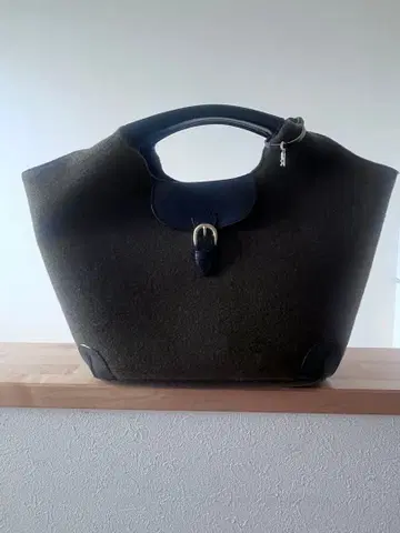 TREASURE TOPKAPI 올리브 그린 변형 토트백