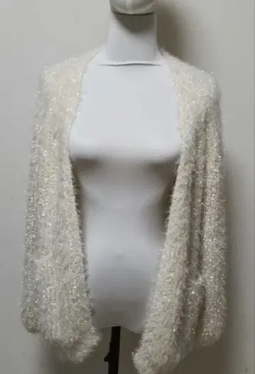 [ 완판템 ] ESICA 아이보리 샤기 니트 가디건