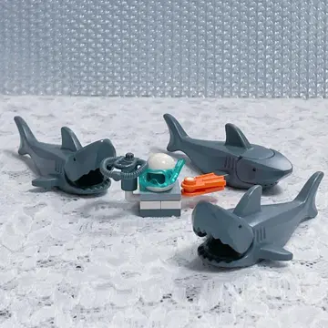 S. [정품] LEGO 상어 3체 + 증정