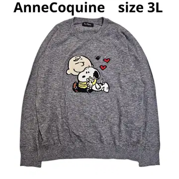 [ AnneCoquine ] 앙코키누 스누피 스웨터