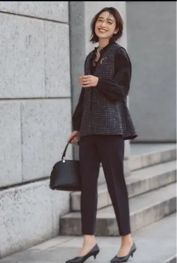 이번 시즌 PLST 트위드 페플럼 지레 베스트