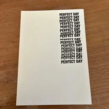 WIM WENDERS PERFECT DAY 팜플렛