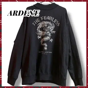 ARDENE 블랙 맨투맨 트레이닝복 속기모 보아 안감 용 리브