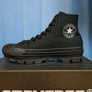 컨버스 올스타100 청키 하이 블랙 25.5cm