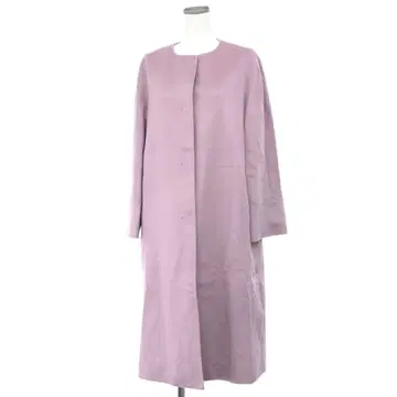 ANAYI 캐시미어 100% 핑크 롱 코트