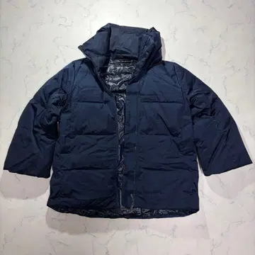 유니클로 질 샌더 하이브리드 다운 자켓 네이비 L 사이즈