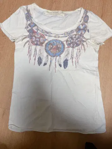 내추럴 빈티지 고아 반팔 티셔츠