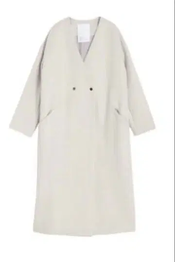 새상품급 ELENDEEK 라이트 그레이 롱 코트