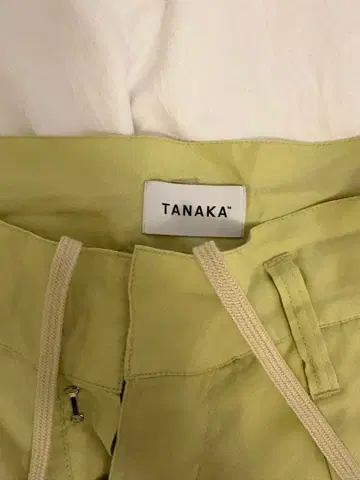 TANAKA 라이트 그린 캐주얼 팬츠