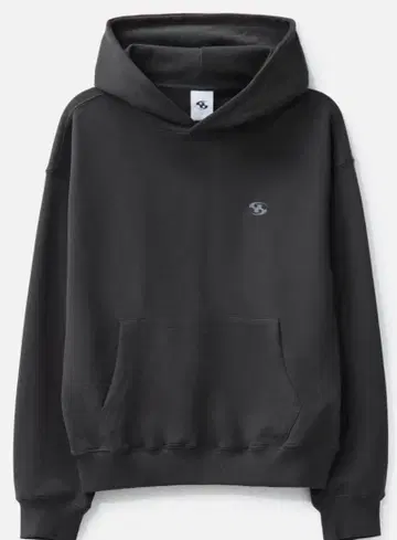 산산기어 san san gear 25AW 로고 후드 그레이