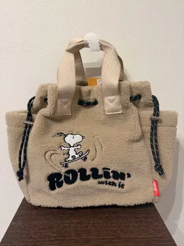 스누피 자수 복조리형 복슬복슬 토트백 2025 신상!!