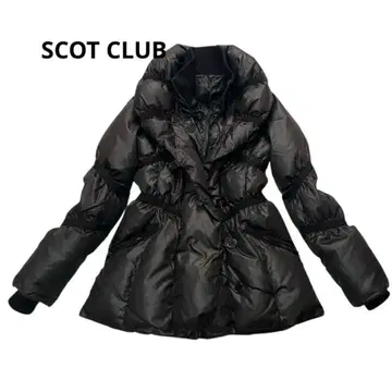SCOT CLUB 스콧 클럽 다운 다운코트 블랙 여배우 옷깃
