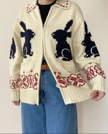 새상품 레어 XS 사이즈 GU by rokh 니트 자켓 2점 니트 세트