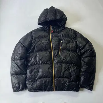 마모트 x 로이 다운 자켓 후드티 M-3 블랙 남성용 L 사이즈