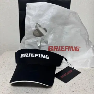 BRIEFING 블랙 바이저 택 포함