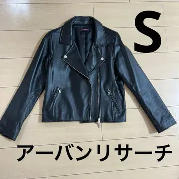 어반 리서치 양가죽 더블 라이더 재킷