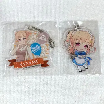뱅드림 히로마치 나나미 아크릴 키링 후지큐 스이파라 (세트)