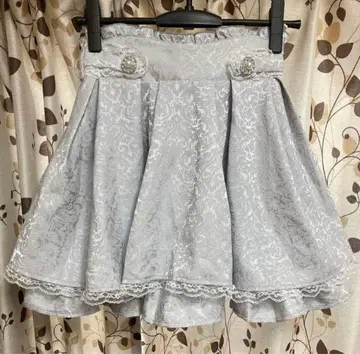 NOEMIE 자카드 리본 치마바지 고급 레이스 포함 럭셔리 양산형 코디