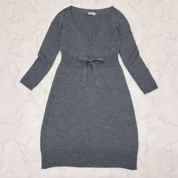 [ 새상품급 ] MAX&CO. 니트 원피스 리본 롱 원피스 M