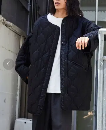 충전솜 퀼팅 라이너 퀼팅 자켓 노카라 자켓 퀼트