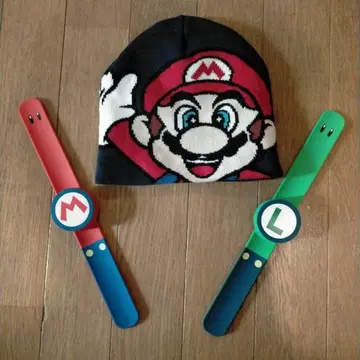 파워업 밴드 x 2 니트 모자