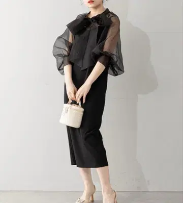 Salon by Chico 치코 보타이풍 볼레로 블라우스 + 원피스