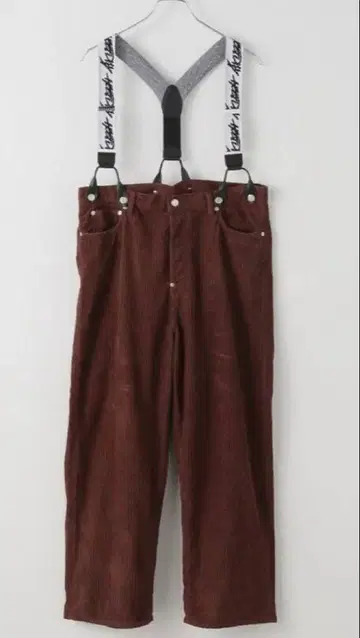 홀리데이 코듀로이 팬츠 서스펜더 포함