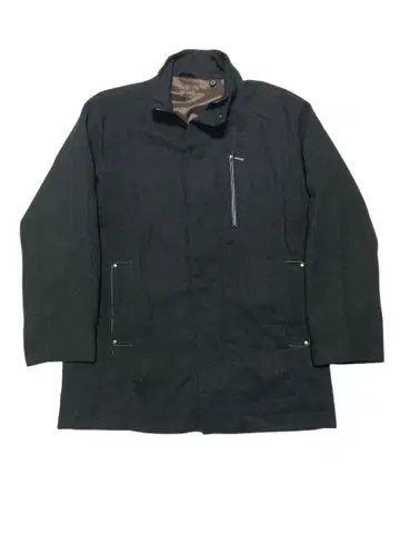 새상품급 블랙 블루종 자켓 프론트 지퍼 포켓 부착 모드