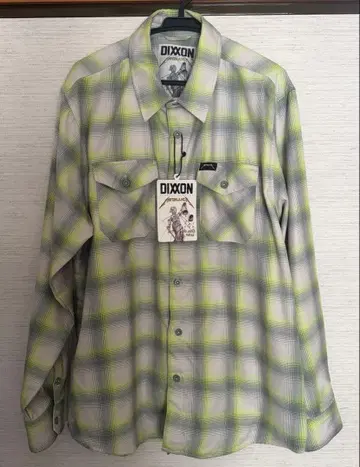 메탈리카 DIXXON X METALLICA 플란넬 셔츠