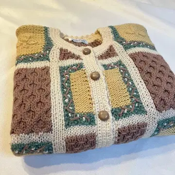 미사용 새상품 / 크로 셰 뜨개질 니트 스웨터 / 가디건