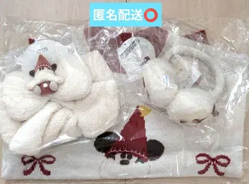 디즈니 크리스마스 릴린린 스웨터 귀도리 머플러