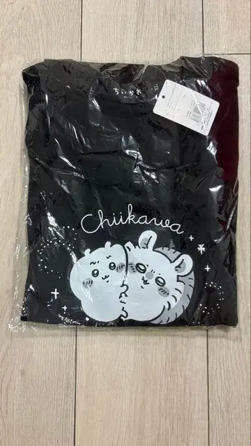 새상품 미개봉 치이카와 (먼작귀) 캐릭터 T셔츠 블랙
