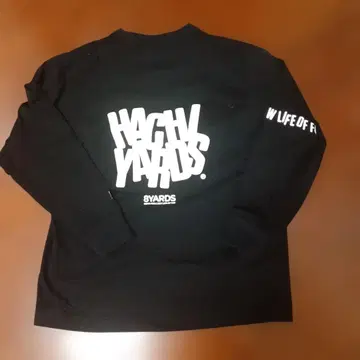 새상품급 8YARDS 블랙 긴팔 트레이닝복 S 미사용에 가까움