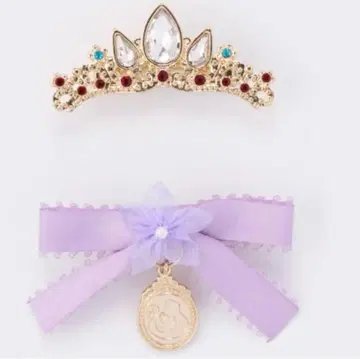 생일 라푼젤 헤어핀 티아라