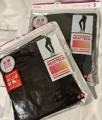 유니클로 히트텍 레깅스 울트라 웜 S 사이즈 2개 세트 여성