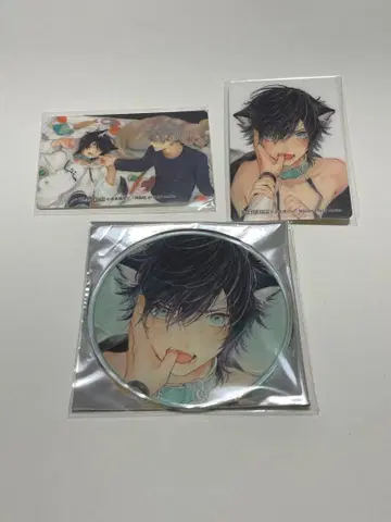 시키미 비비 아크릴 코스터 그라테 스마일 베이스 카페 특전 카드