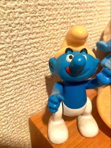 스머프 피규어 파랑