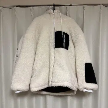 SUPERDRYSPORT 플리스 자켓 아이보리