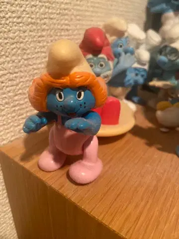 스머프 피규어 여아