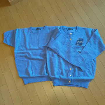 LB COMPANY 울 가디건 반팔 니트