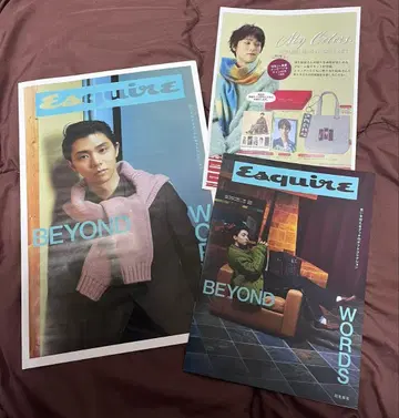 Esquire 하뉴 유즈루 닛케이 신문 접지 책자 전단지