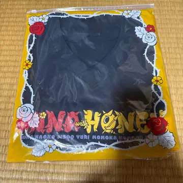 HANA with HONEY 티셔츠 L 사이즈 블랙