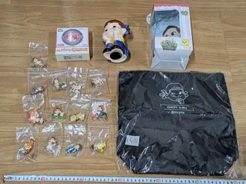 묶음 판매 페코짱 미니 피규어 저금통 봉제 인형 토트백 등