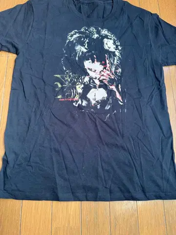 그래픽 프린트 블랙 T셔츠 3개 세트